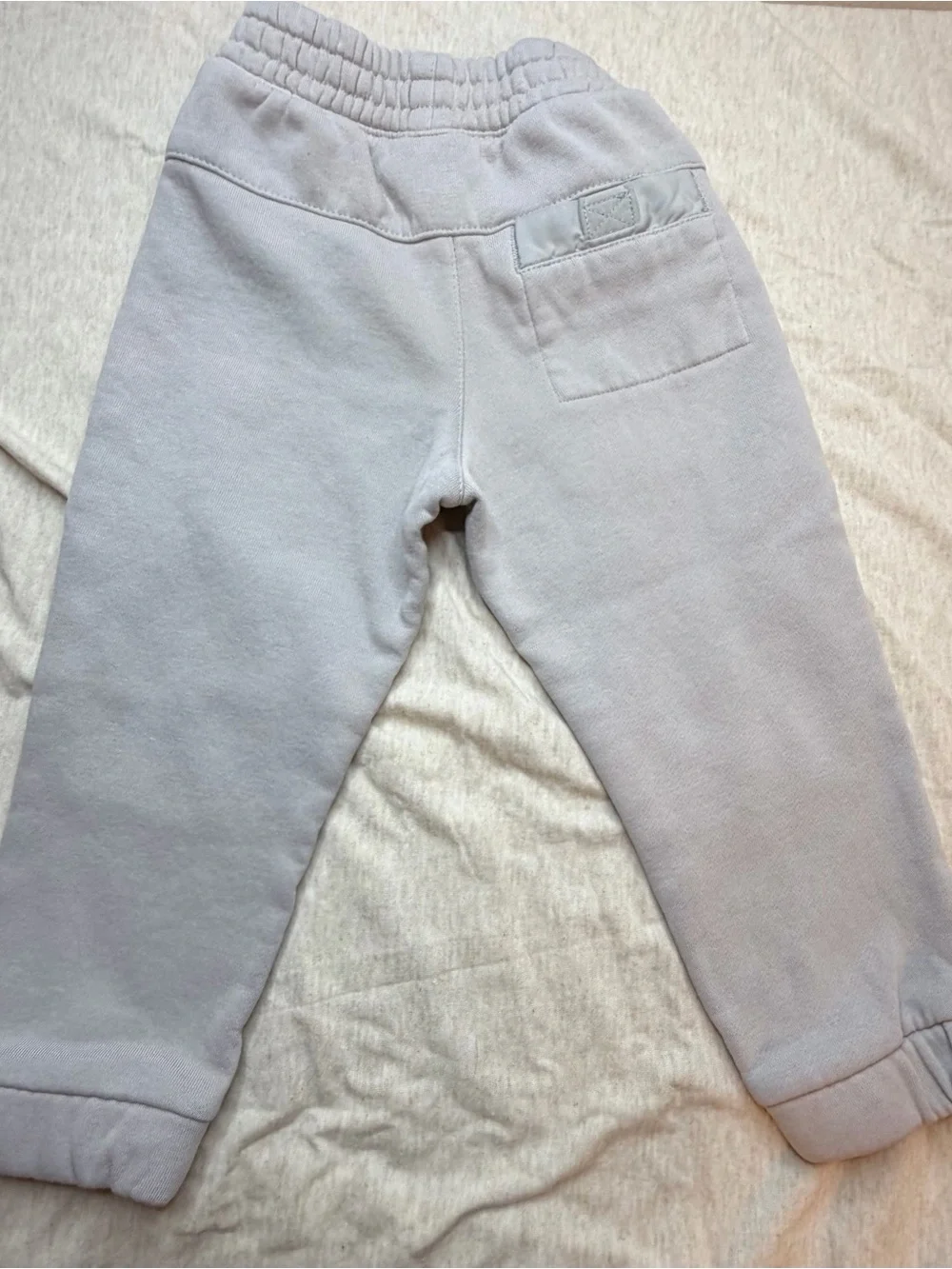 Nike Kids Gray Jogger Sweatpants with Orange NikeAir Logo 2T